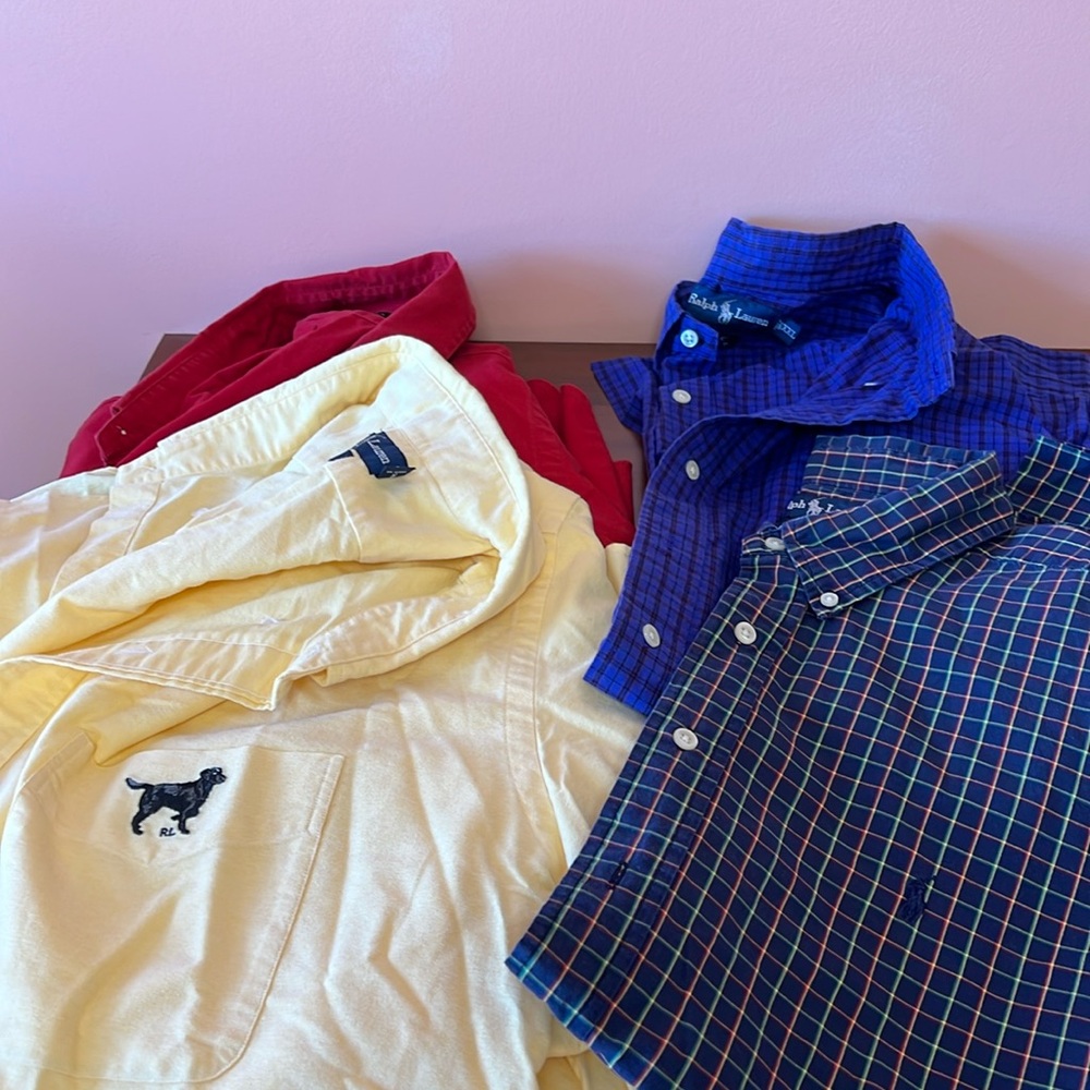 Ralph Lauren button-down dress shirts